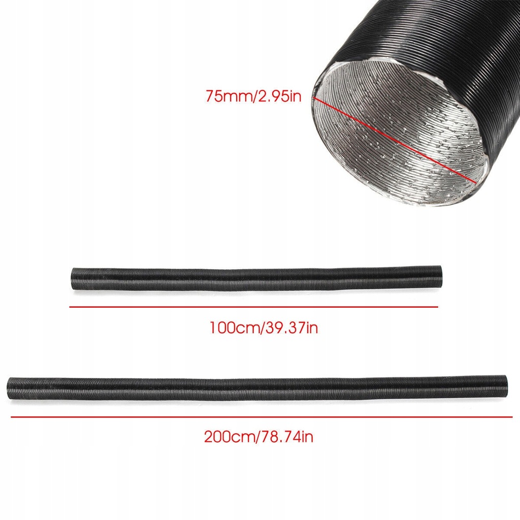 фото №9, Przewód/rura воздуха 75mm do webasto eberspacher