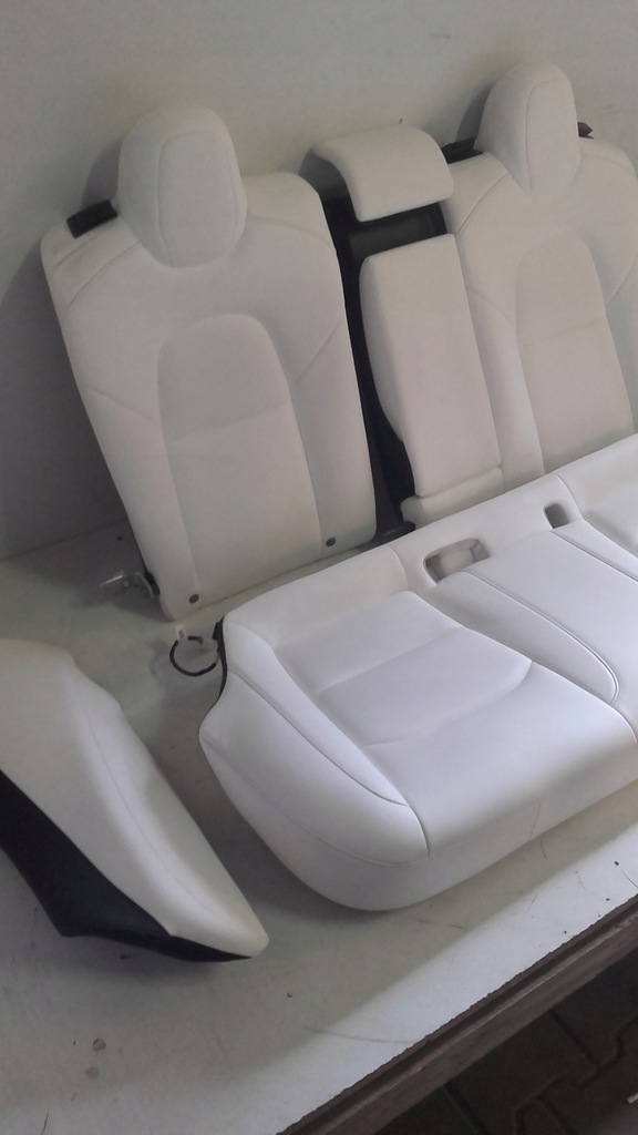 фото №6, Tesla 3 lift задня заднє сидіння білий luxury