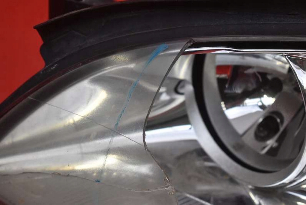 фото №11, Фара левый лампа перед линза eu mercedes cls c219 w219 04-08