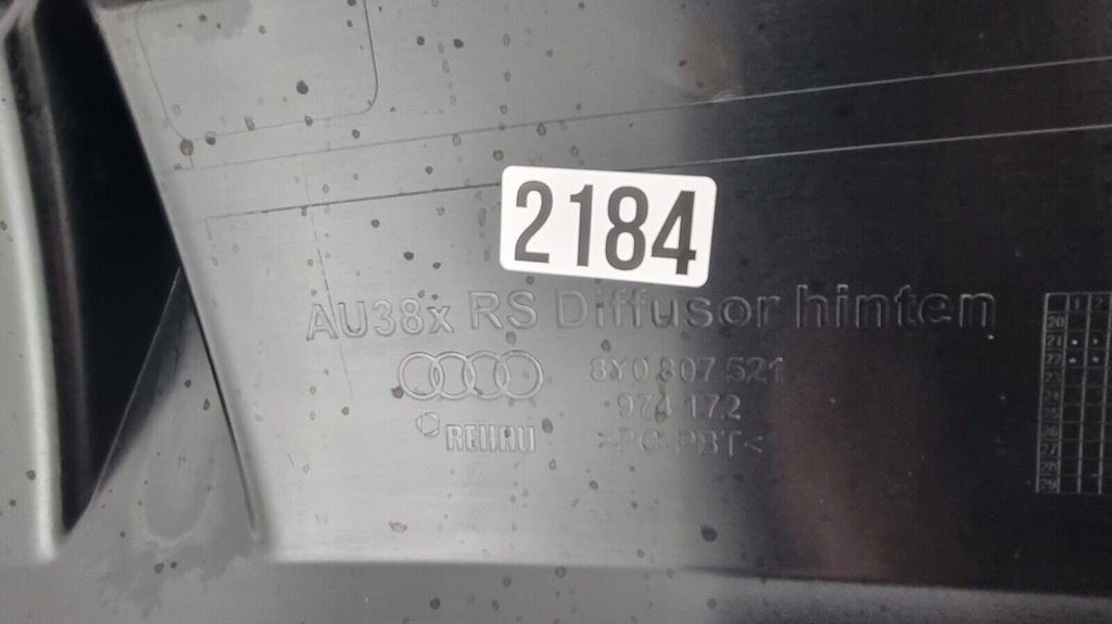 фото №8, Audi rs3 8y 2020- спойлер бампер задняя задний 8y0807521