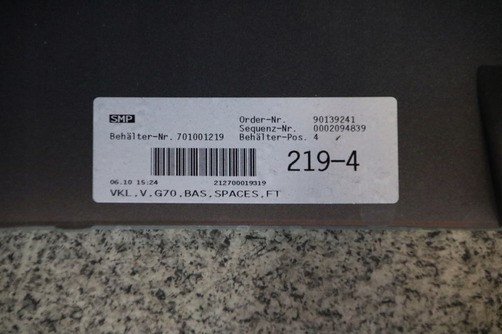 фото №10, Bmw 7 g70 i7 бампер перед передний цвет c67