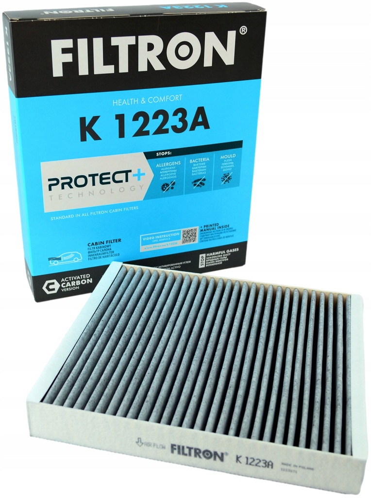 фото №1, Filtron фильтр салонный угольный chevrolet orlando