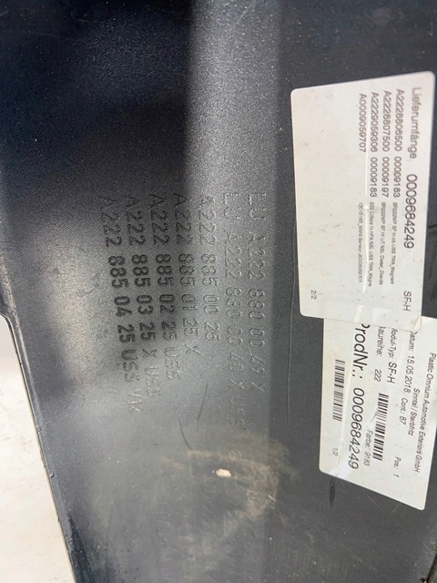 фото №11, Mercedes s-klasa 222 w222 бампер задня задній