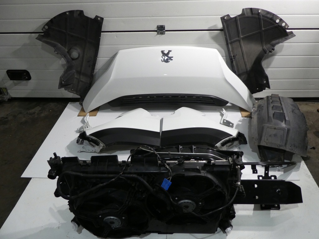 фото №12, Peugeot boxer 2.0 euro 6 перед белый капот комплект