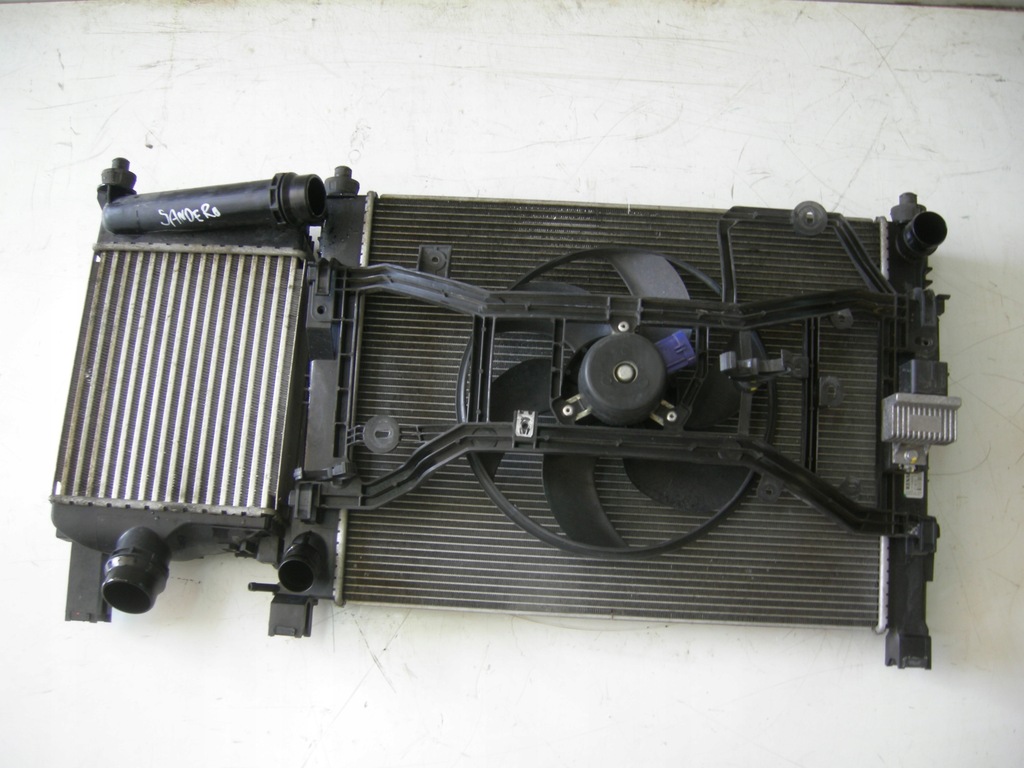 фото №1, Dacia sandero ii 1.5 dci радиатор вентилятор kpl.