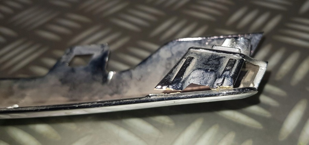 фото №12, Jaguar xj x351 lift молдинг накладка накладка хром бампера левая перед lh