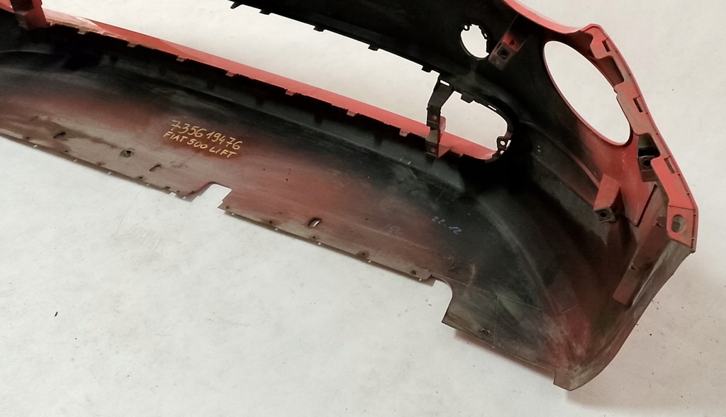 фото №14, Fiat 500 lift бампер перед 735619746 kp-766 a5