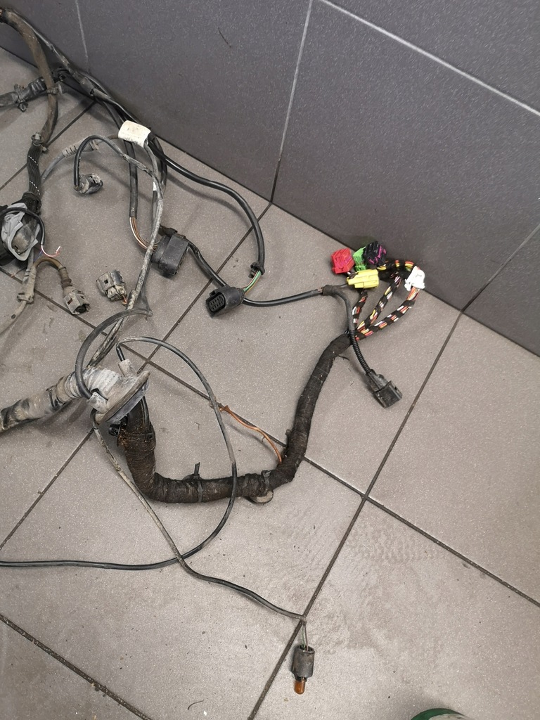 фото №7, Электропроводка жгут кузовная лампы левый перед audi a6 c6 4f1971075bm