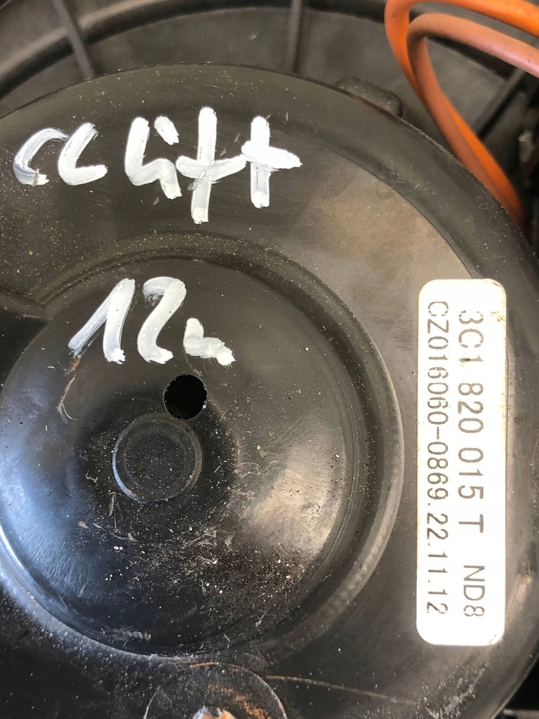 фото №6, Повітродувка вентилятора vw passat cc lift 3c0907521f