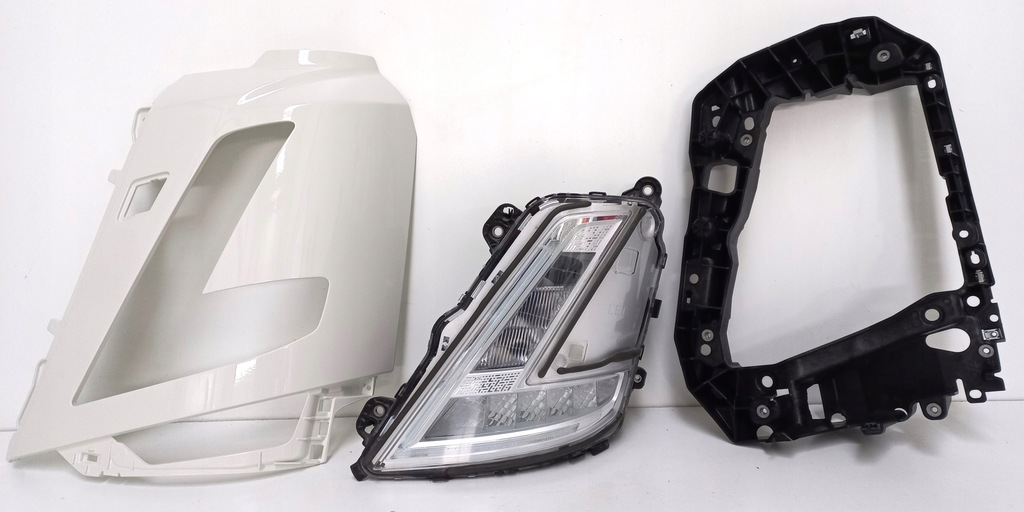 фото №1, Оригинальный комплект фара led лампа панель фары кронштейн корпус фары volvo fm 5