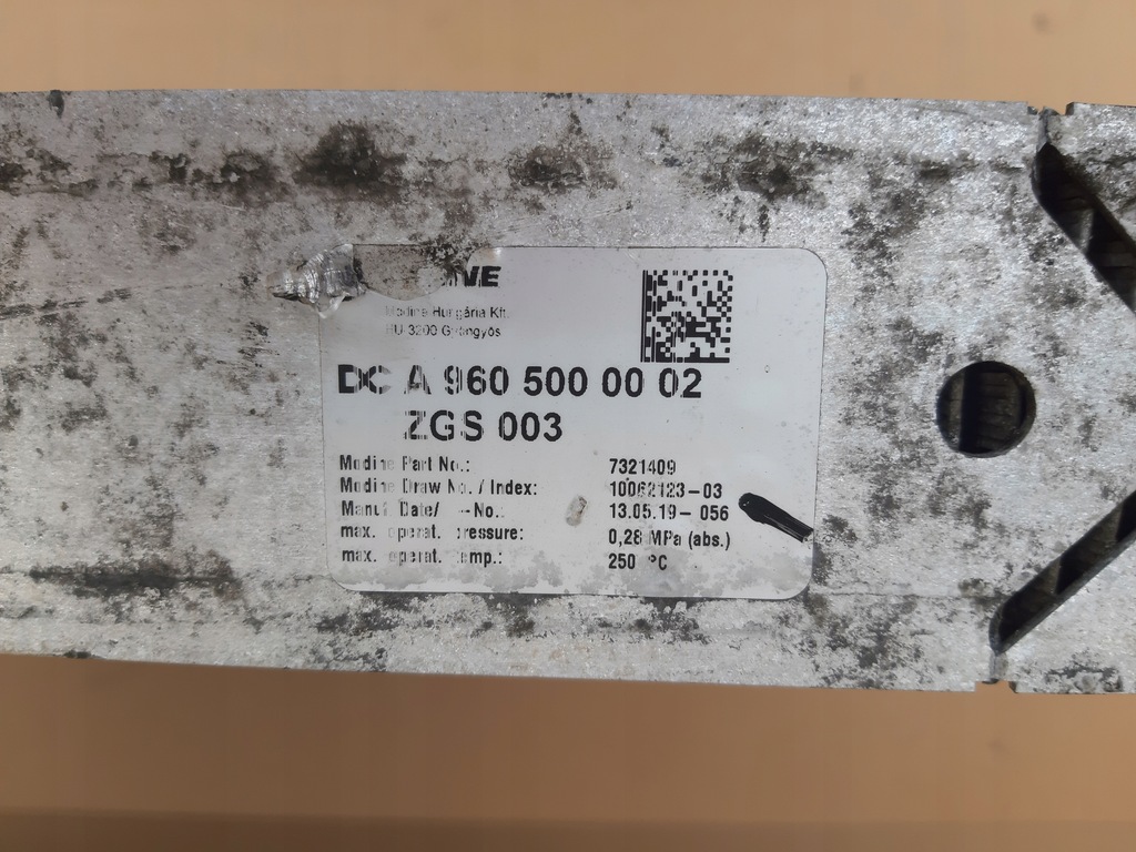 фото №8, Mercedes actros mp4 радіатор повітря інтеркулер a9605000002