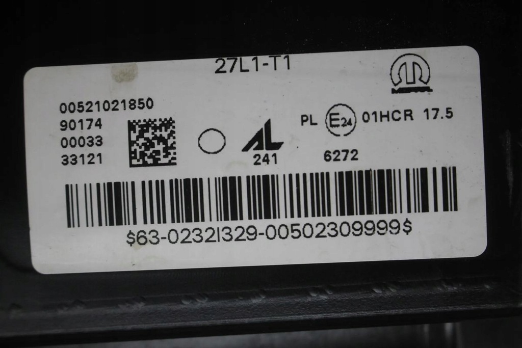 фото №10, Лампа ліва лівий перед передня fiat 500x