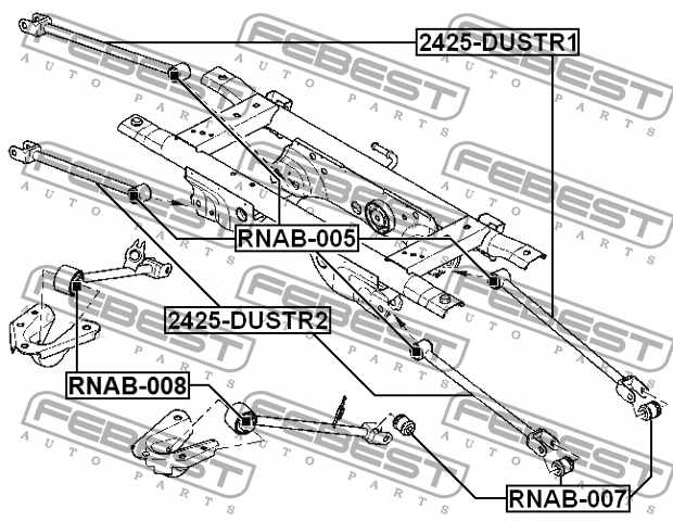фото №10, Сайлентблок шкворень заднього renault duster 2011-