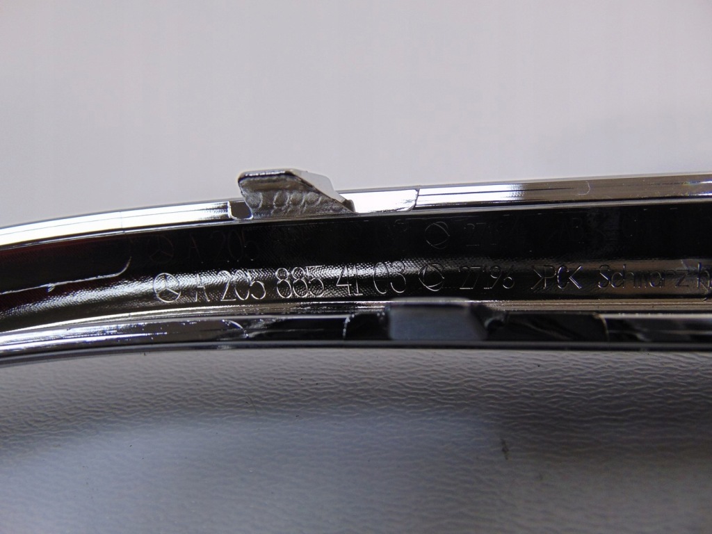 фото №12, Молдинг бампера задняя хром mercedes w205 a2058854103 a2058853903