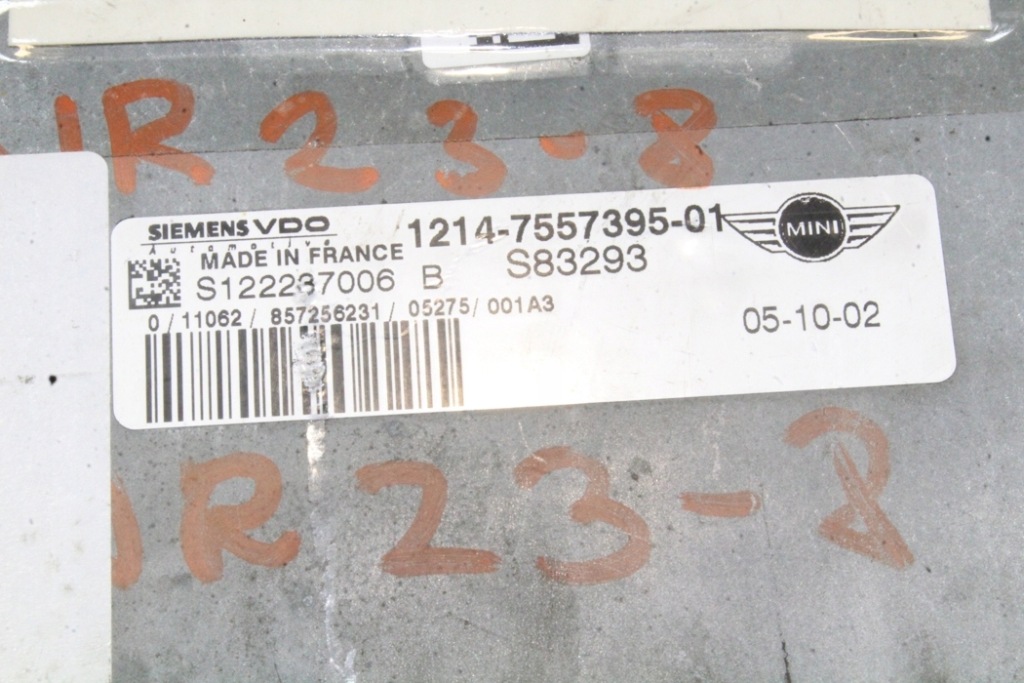 фото №4, Бортовий комп'ютер двигуна mini cooper r50, r53 7557395 1.4l бензиновий 55kw 2005