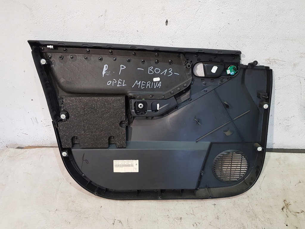фото №10, Обивка обшивки дверь kpl opel meriva a eur