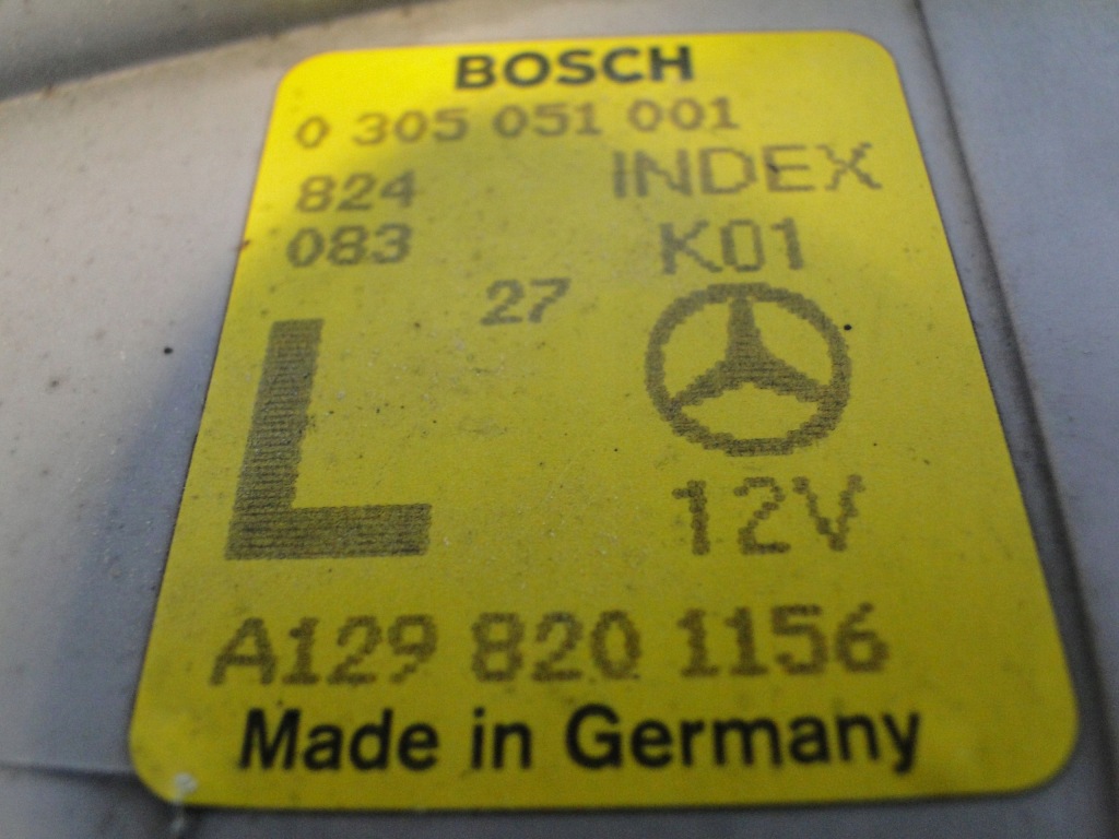 Mercedes протитуманна фара лівий протитуманний w бампер передній sl r129 129 рестайлінг в Україні