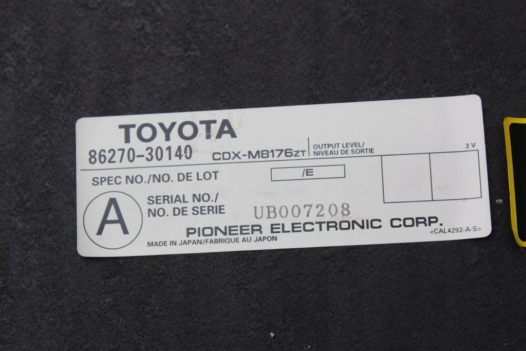 фото №6, Чейнджер cd lexus gs ii mk2 86270-30140