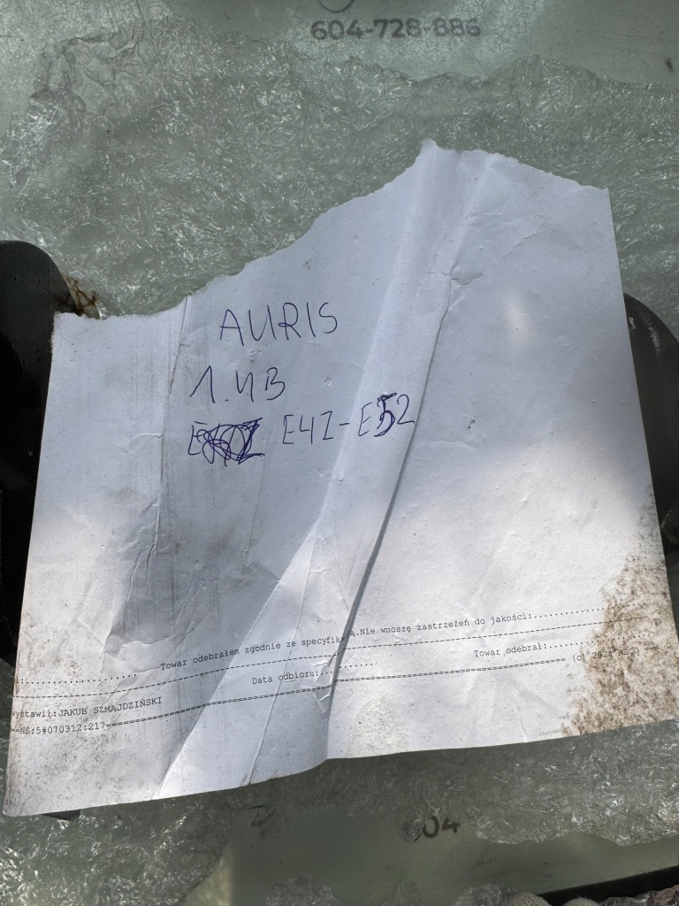 Toyota auris 1 1.4 b wał колінчастий e4z-e52 Оригінал