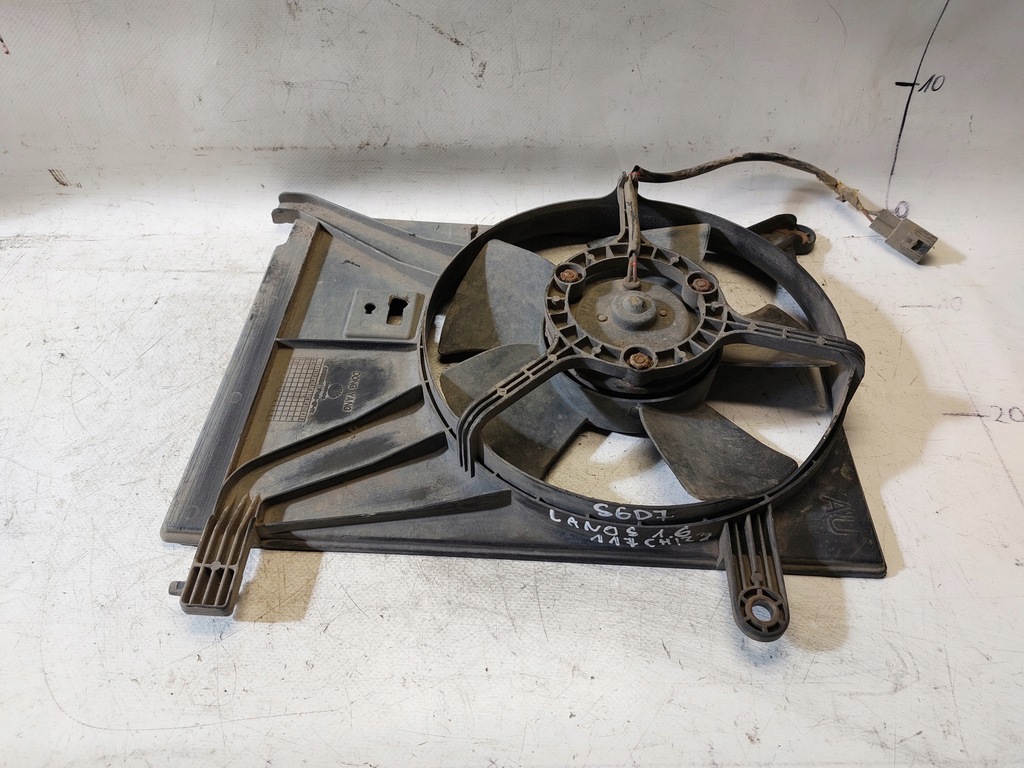 фото №3, Вентилятор радиатора daewoo lanos 1.6 16v