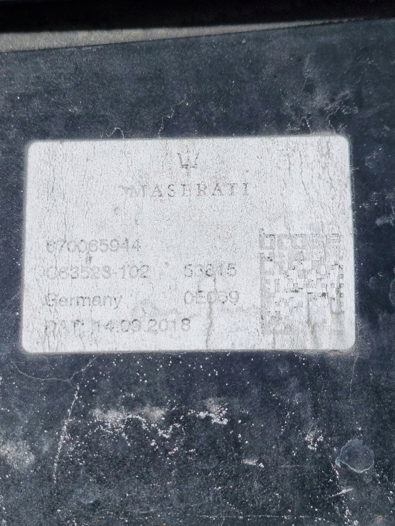 фото №4, Maserati levante впуск жалюзи воздуховод воздуха