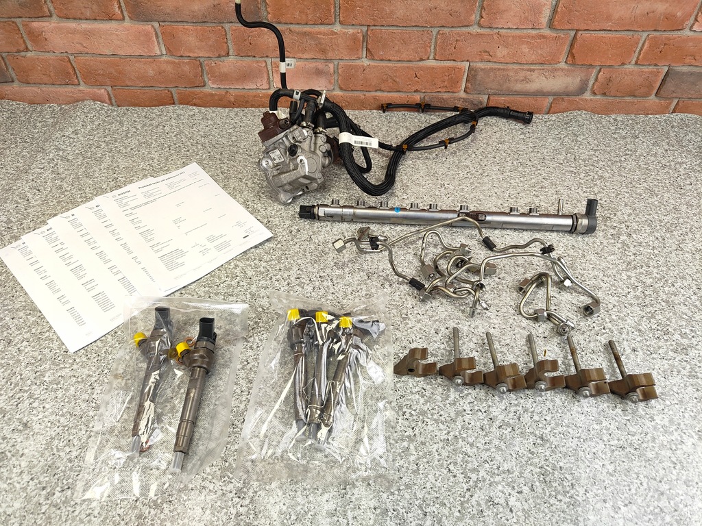 фото №14, Bmw f30 f10 f25 n57d30a 3.0d 258km система топливный форсунки насос wydruk