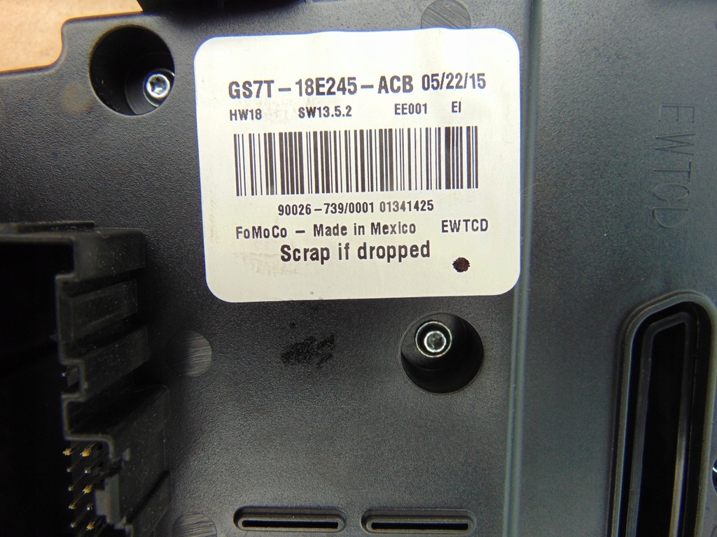 фото №12, Панель радио кондиционер ford mondeo mk5