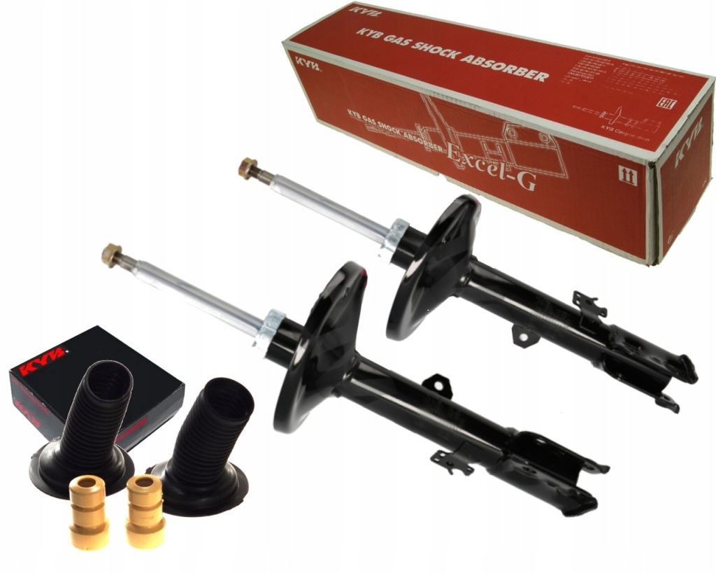 фото №1, Kyb 2x амортизатори + захист i відбійники toyota rav4 rav-4 ii 2000-2005 перед