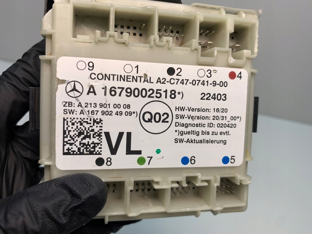 фото №5, Mercedes w205 w167 w222 модуль блок управления дверь a1679002518