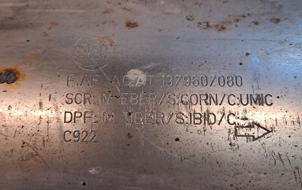 фото №6, Фильтр dpf fap 1379607080 датчик jumper iii 2.0hdi