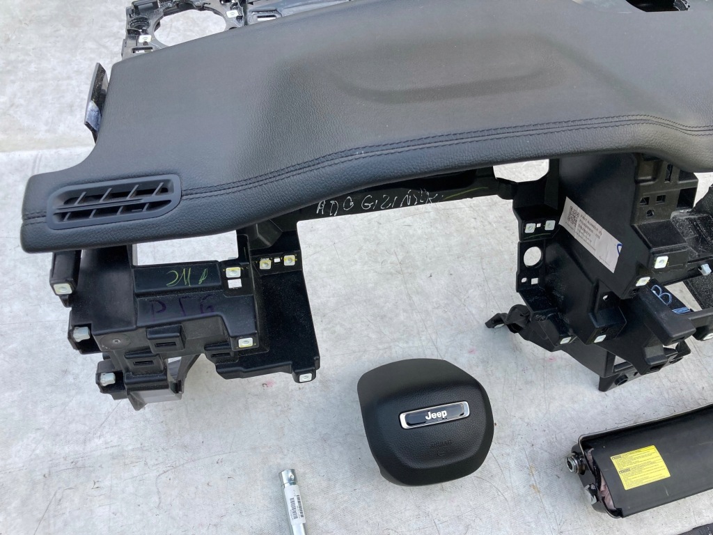 фото №4, Jeep compass 2 ii lift nić приборная панель консоль подушки безопасности