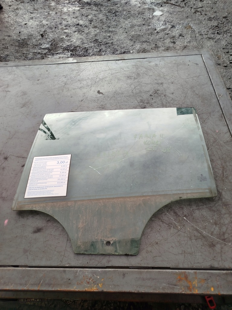 фото №1, Скло двері ліва лівий задня задня skoda fabia ii kombi