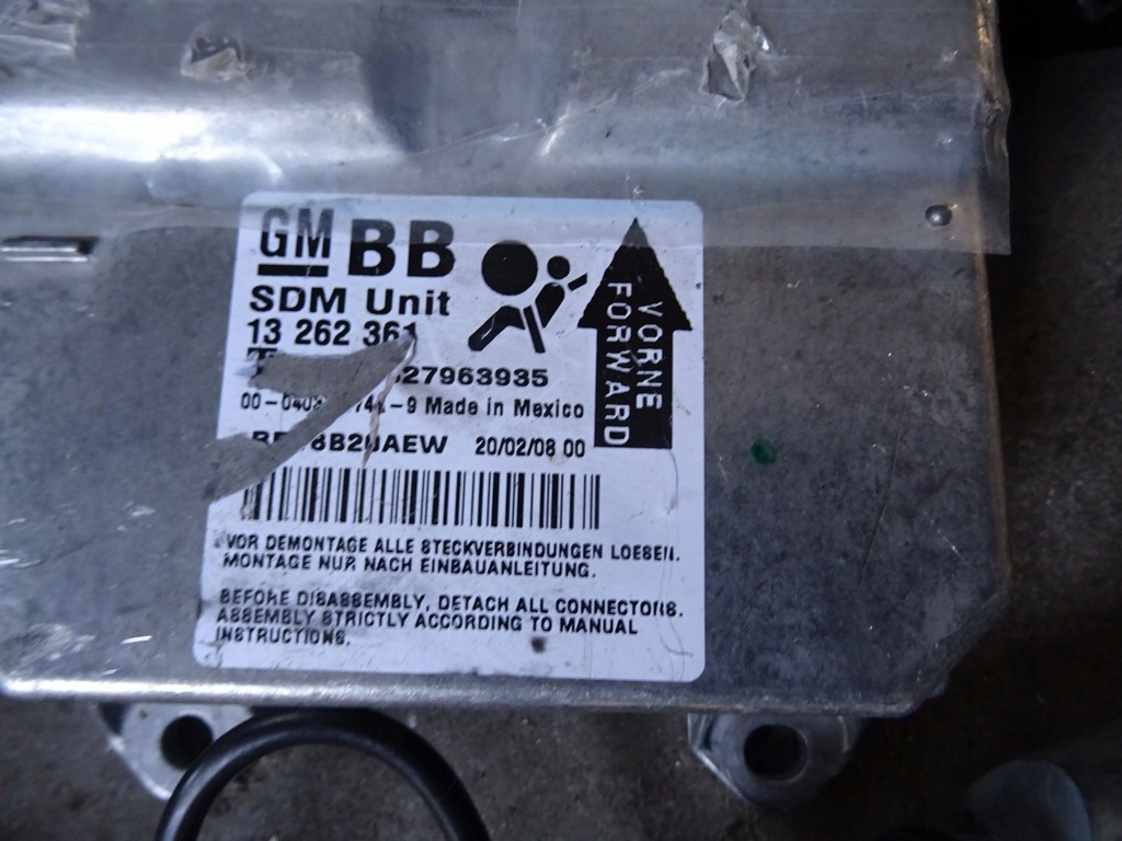 фото №6, Corsa d панель приладів консоль подушки безпеки air bag