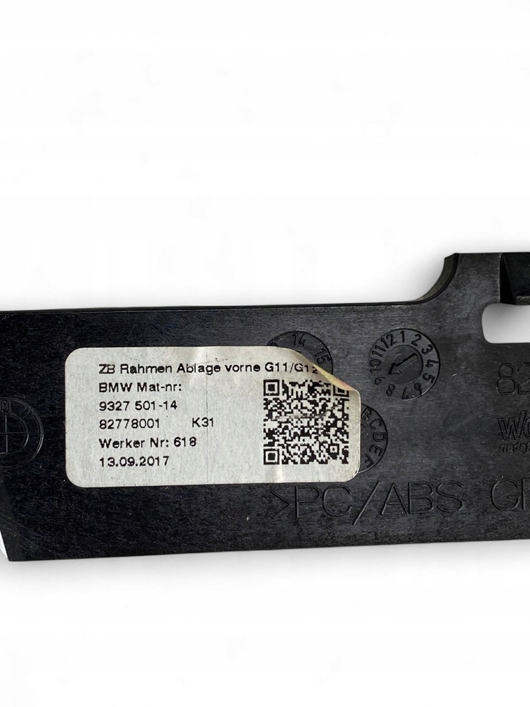 фото №11, Bmw 7 g11 g12 2017 попільничка панелі приладової панелі 9327501