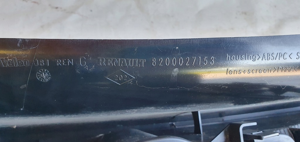 фото №3, Лампа задняя левая renault espace iv 2002-2006