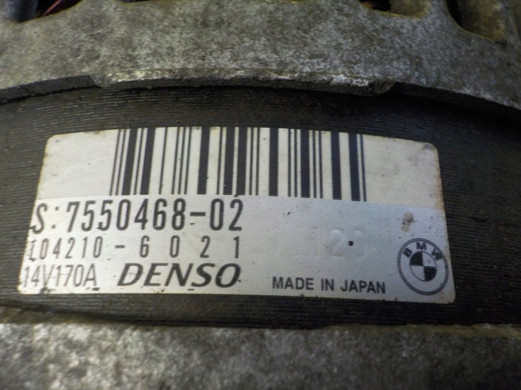 фото №5, Bmw 1 e87 e90 2.0 b 11r 122km n43b20a генератор 7550468