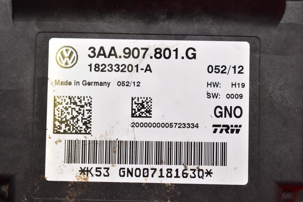 фото №7, Блок керування модуль гальма стояночного 3aa907801g vw passat b7 10-15