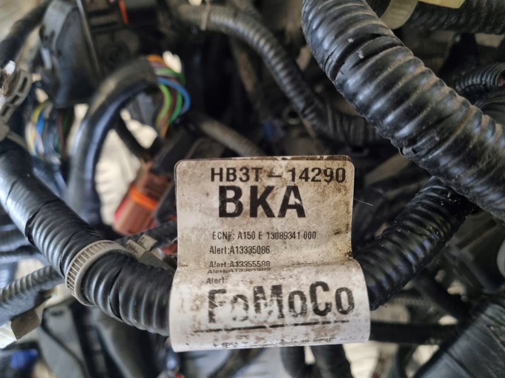 фото №5, Ford ranger 17r 3.2 tdci електропроводка відсік двигуна