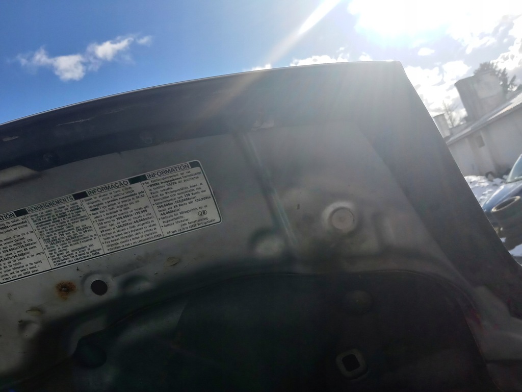 фото №14, Honda stream i капот кришка двигуна nh632m