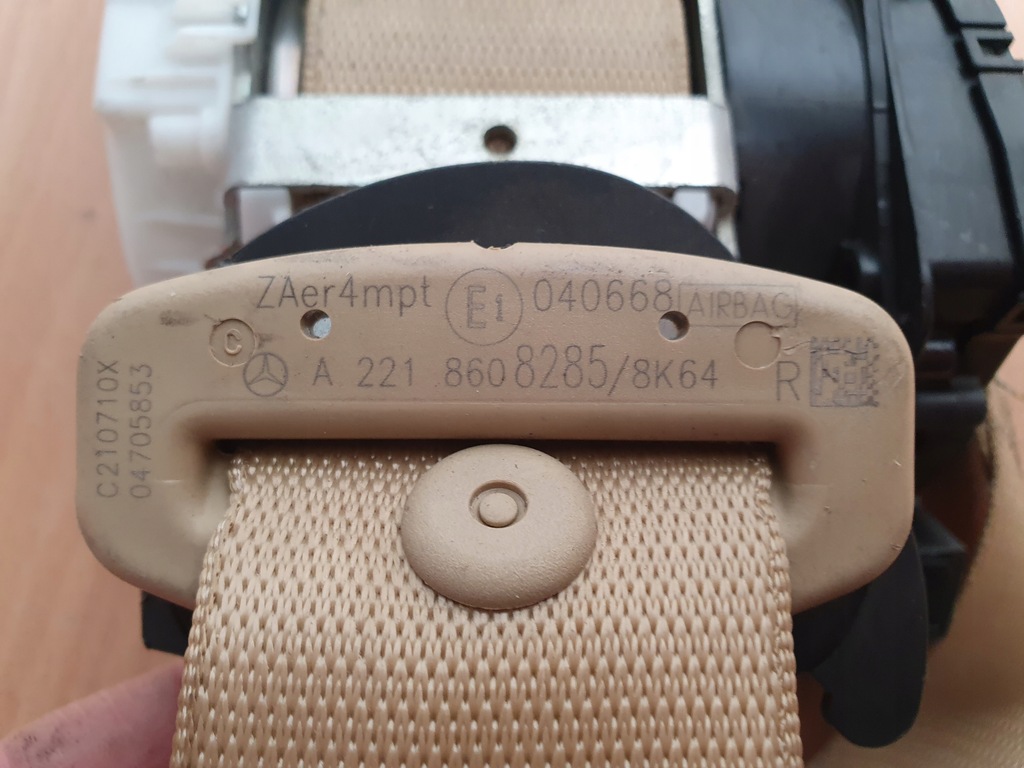 фото №10, Pas безпеки правий перед s-klasa w221 10-13r