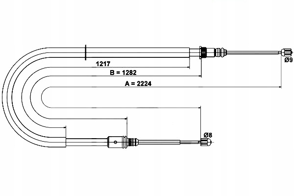 фото №1, Ate 24.3727-1089.2 cięgło, тормоз стояночный