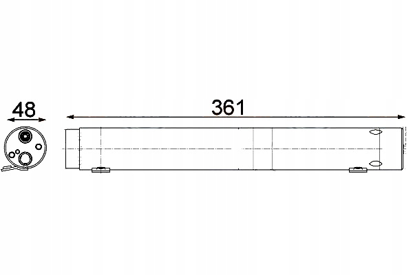 фото №2, Осушувач кондиціонера mercedes sprinter 06- hella