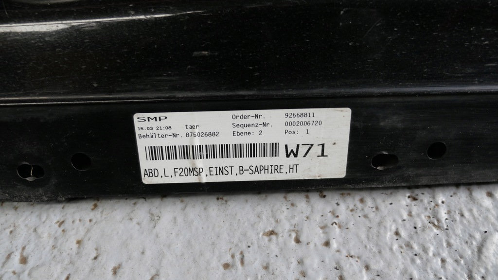 фото №10, Bmw f20 накладки молдинг порог пороги пороговые mpakiet левая правая black 475