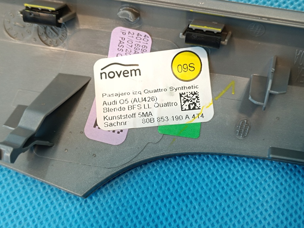 фото №10, Audi q5 fy lift 2.0 tdi 150kw 2022r молдинг dekor консолі панель приладів 80b853190a