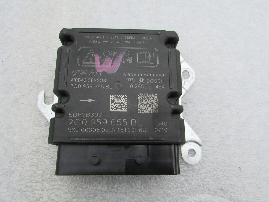 фото №1, Модуль блок керування подушка безпеки vw skoda 2q0959655bl