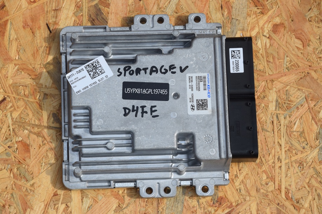 фото №10, Блок керування бортовий комп'ютер двигуна sportage d4fe v oryg 23r 39111-2u870 39199-2u600