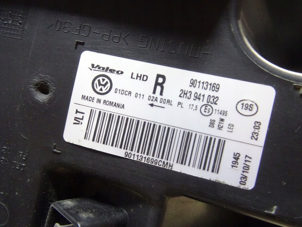 фото №7, Лампа перед правая vw amarok 2h3941032