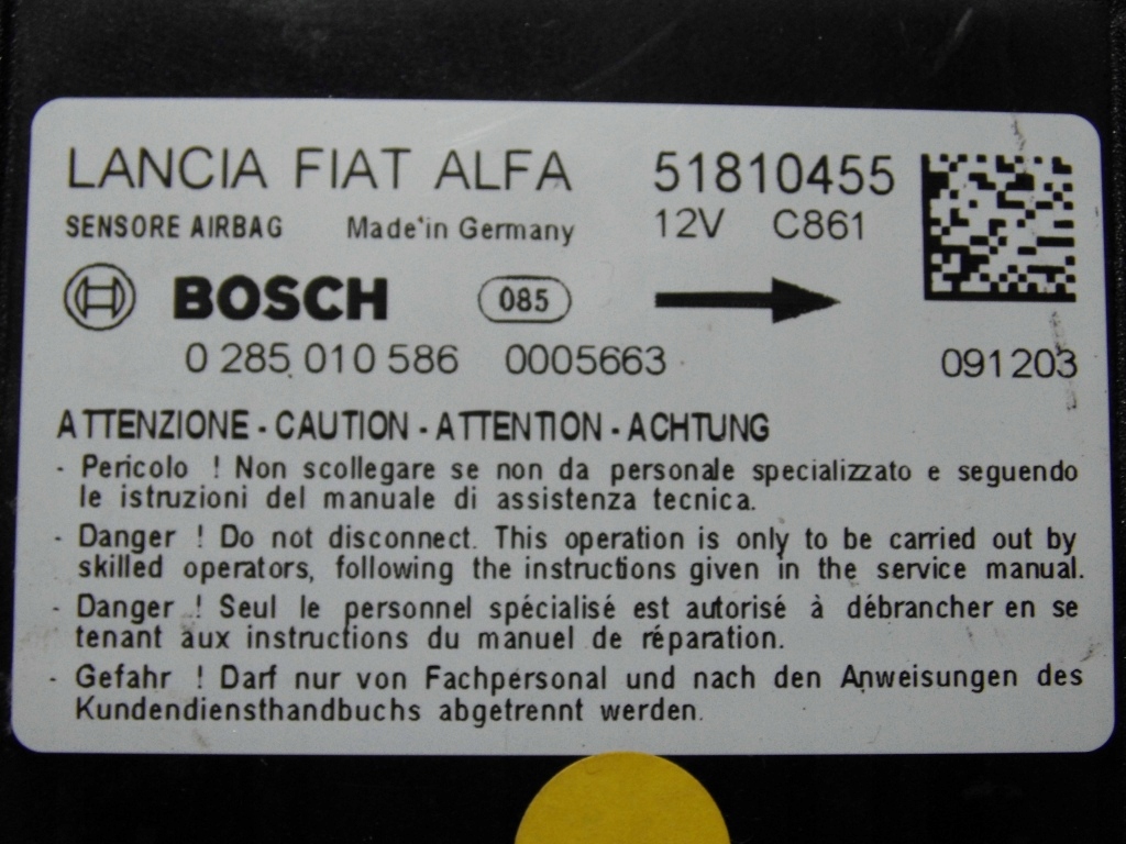 фото №6, Панель приладів приладова 2 подушки безпеки ремені датчик doblo ii 10-14r europa