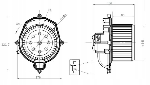 фото №2, Nrf 34269 вентилятор внутрішній