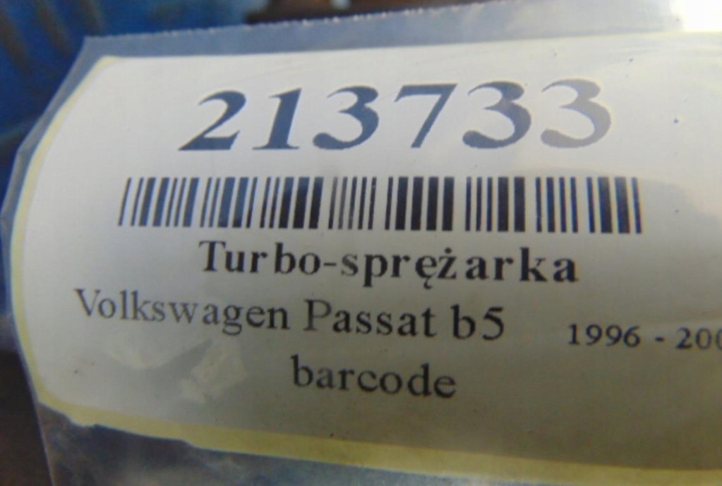 фото №9, Volkswagen passat b5 1.9tdi турбонагнітач